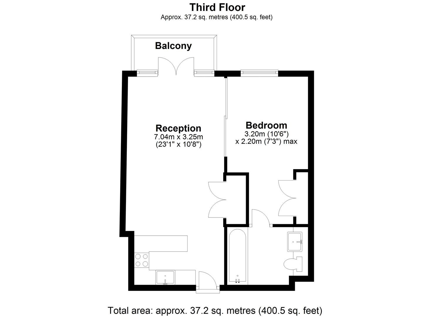 1 bedroom Apartment to rent in Cavendish House, West Drayton Cameron